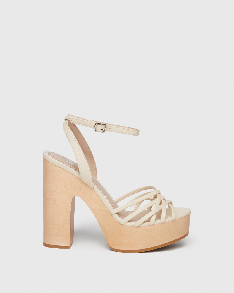 Chelsey Sandal - Bone Leather